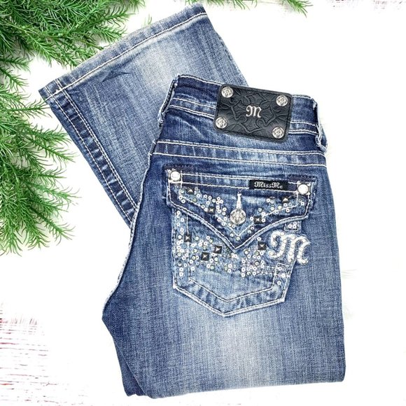 Miss Me Denim - 👖NWOT |•MISS ME•| Gorgeous Bling Boot Jeans 26x31